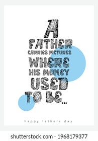 Vector illustration Happy Fathers Day, Best Dad, Love You Dad Inscription with Lettering Calligraphic 