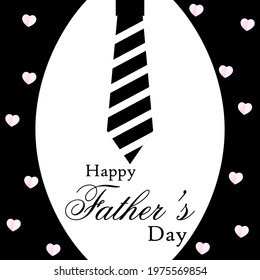 vector illustration of Happy Father's Day holiday celebration greetings background