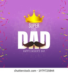 vector illustration for happy Father's day 
