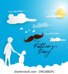 vector illustration for happy Father's day 