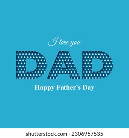 Vector illustration of Happy Father's Day 18 June social media feed story mockup template