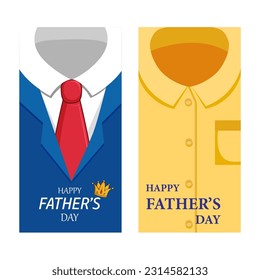 vector illustration of Happy Father's Day greetings background