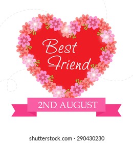 Vector illustration for Happy Friendship Day.