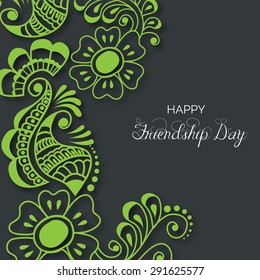 Vector illustration for Happy Friendship Day.