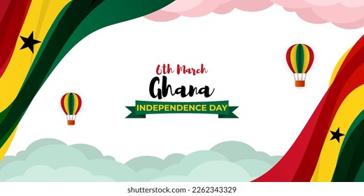 vector illustration for happy Ghana independence day