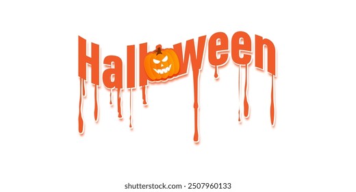 Vector illustration of Happy Halloween social media feed template