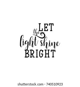 Vector illustration of Happy Hanukkah. Let the light shine bright lettering text sign isolated on white background.  Hanukkah logo for greeting card template