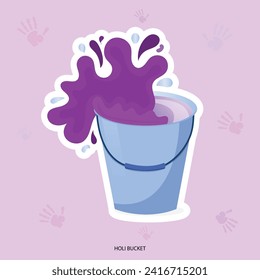 Vector illustration Happy Holi Editable Post Banner Template 