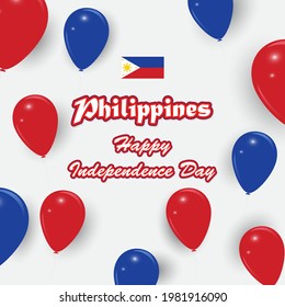 vector illustration for happy independence day - Philippines  