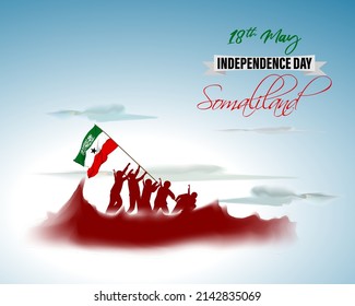 Vector illustration for happy Independence Day Somaliland