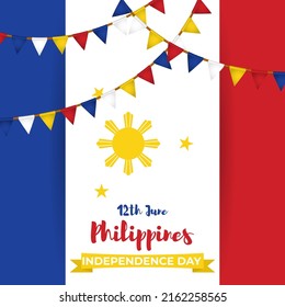vector illustration for happy independence day - Philippines