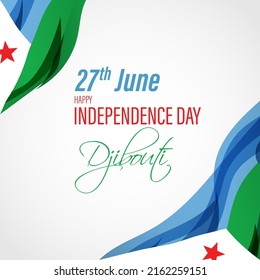 vector illustration for happy independence day Djibouti. svg