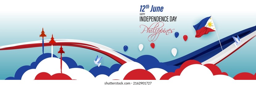 vector illustration for happy independence day - Philippines