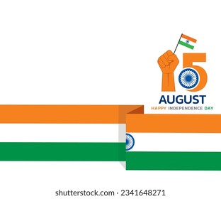 Vector illustration of Happy Independence day India,  Flyer, banner and poster  design for 15th August.