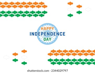 Vector illustration of Happy Independence day India,  Flyer, banner and poster  design for 15th August.