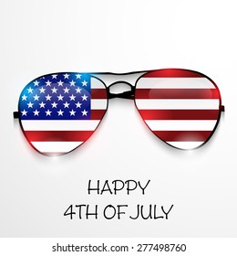 Vector illustration for Happy Independence Day in gray background.