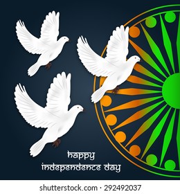 Vector illustration for Happy Independence Day.