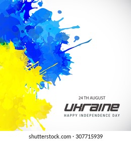 Vector Illustration happy Independence day of Ukraine.