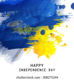 Vector Illustration happy Independence day of Ukraine.