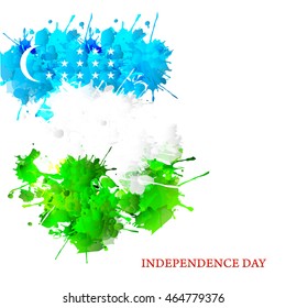 Vector illustration happy Independence Day Uzbekistan.