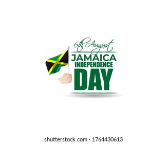 Vector Illustration For Happy Jamaica Independence Day