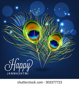 Vector illustration for Happy Janmashtmi.