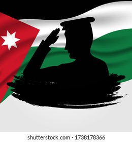 Vector illustration of Happy Jordan Independence Day 25 May. Can used for greeting card, banner, poster, flyer, card. EPS10