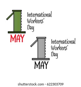 Vector illustration for Happy Labor Day. International Workers' day.
