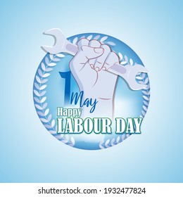 vector illustration for happy labor day-1 May