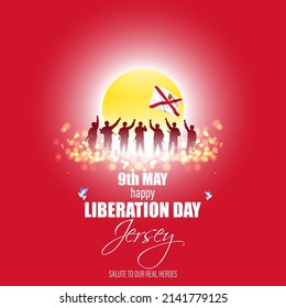 Vector Illustration For Happy Liberation Day Jersey