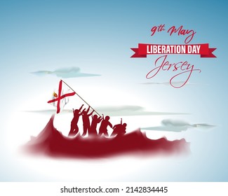 Vector Illustration For Happy Liberation Day Jersey