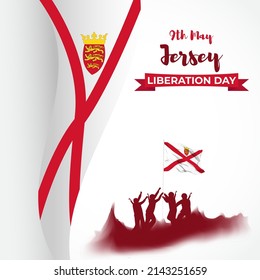 Vector Illustration For Happy Liberation Day Jersey