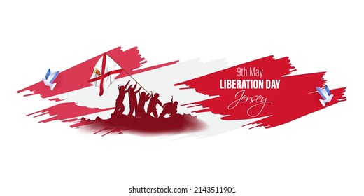 Vector Illustration For Happy Liberation Day Jersey