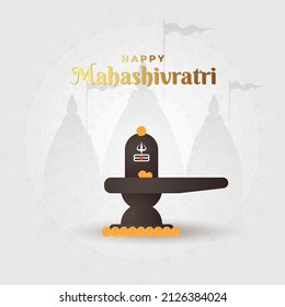 Vector illustration of Happy Mahashivratri, lord shiva, shivratri