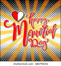 Vector illustration happy memorial day. Indonesia independence day