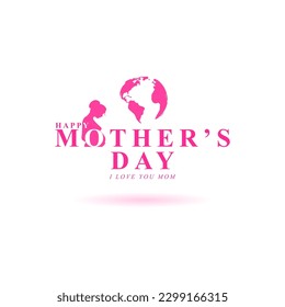 Vector illustration of Happy Mother's Day social media story feed set mockup template