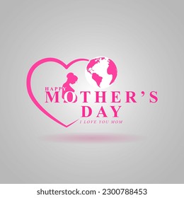 Vector illustration of Happy Mother's Day social media story feed set mockup template