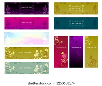 vector illustration of happy new year.