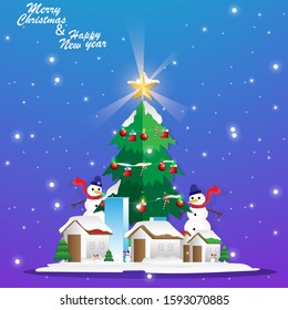 vector illustration happy new year 2020  greeting card graphic design,wallpaper for cover design,background.