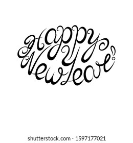 Vector Illustration. Happy New Year.
