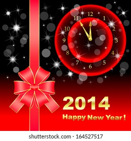 Vector illustration of Happy New Year 111