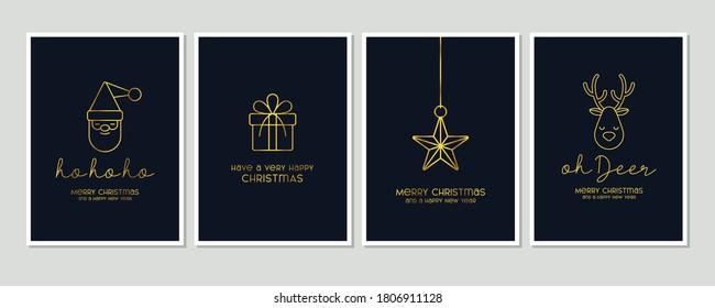 vector illustration of happy new year 2021 gold and blue colors place for text christmas balls star champagne glass flayer brochure