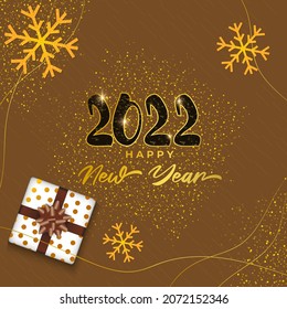 vector illustration for happy new year -2022