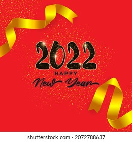 vector illustration for happy new year -2022