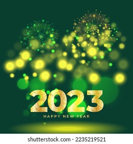 Vector illustration for Happy New year 2023 background