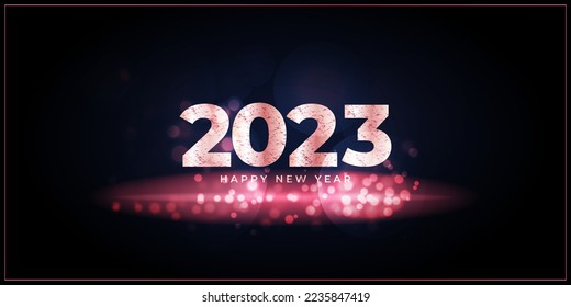Ilustración vectorial para el nuevo año feliz 2023