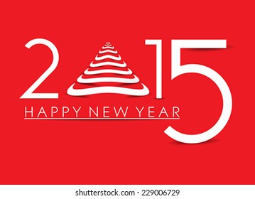 vector illustration happy new year background 