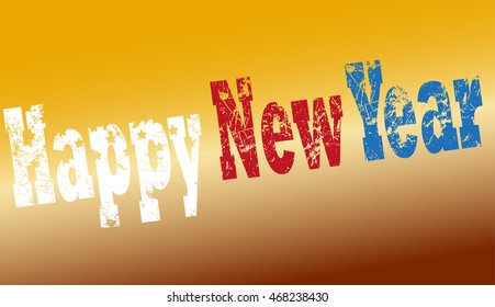 Vector illustration of a happy new year
