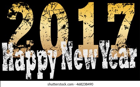 Vector illustration of a happy new year