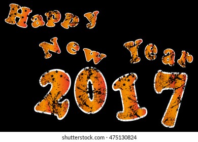 Vector illustration of a happy new year